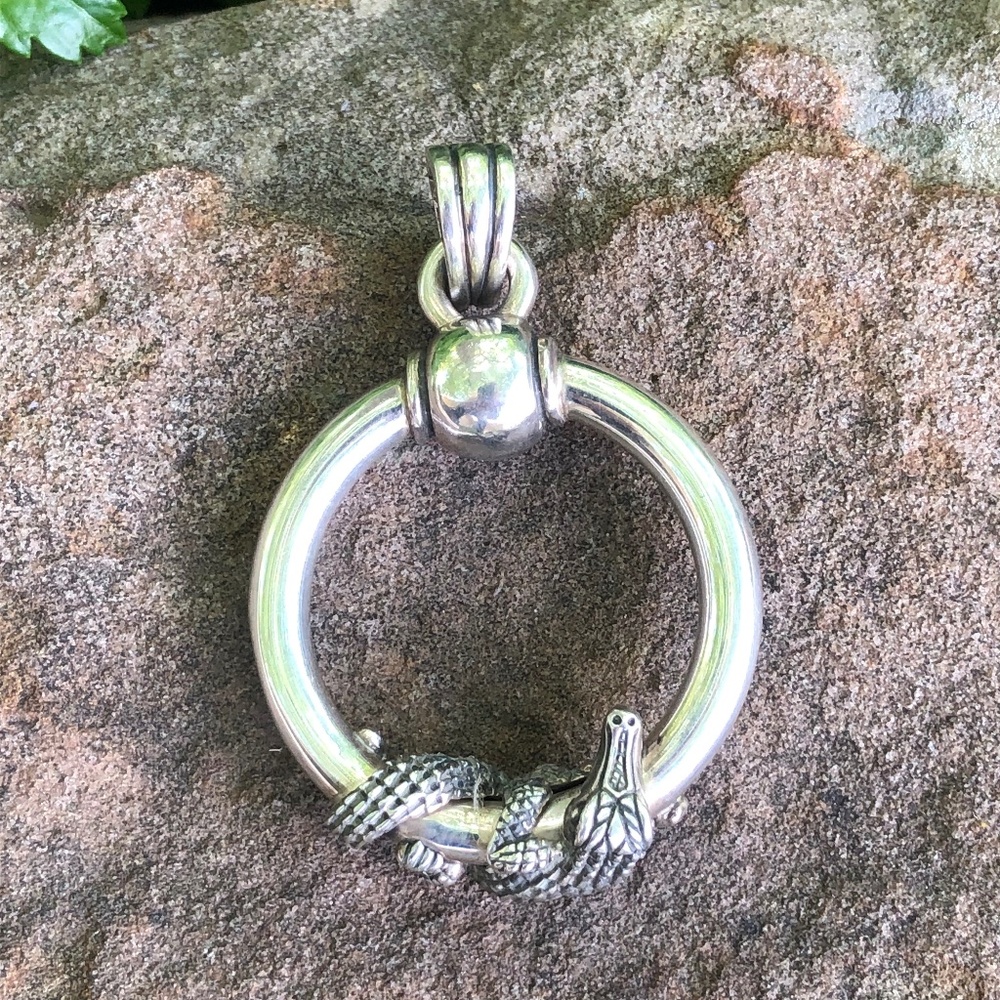 Alligator Pendant (RARE) KIESELSTEIN-CORD Sterling Silver